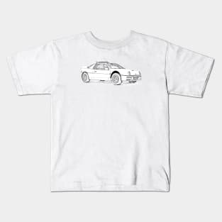 RS200 Wireframe Kids T-Shirt